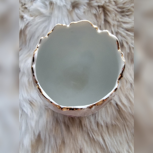 Made in Japan Kitchen Vintage Inarco Porcelain Floral Cracked Egg